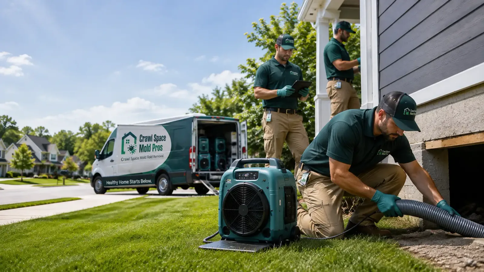 Crawl Space Mold Removal in Boulder, WY